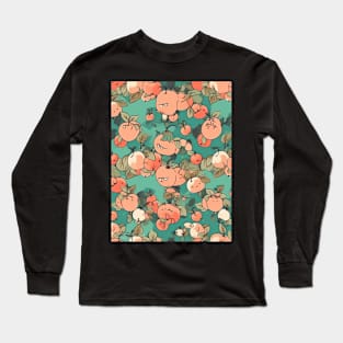 Field of Derby Peaches Long Sleeve T-Shirt